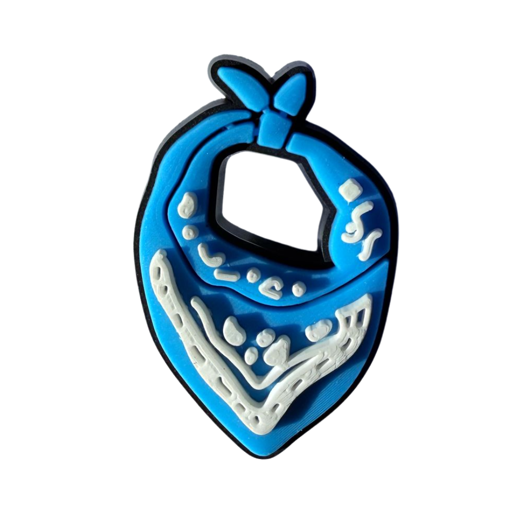 Blue Bandana Charm