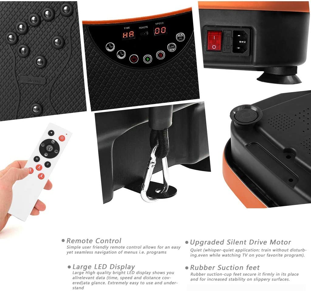 Vibration Plate Exercise Machine – Whole Body Vibration Fitness Platform