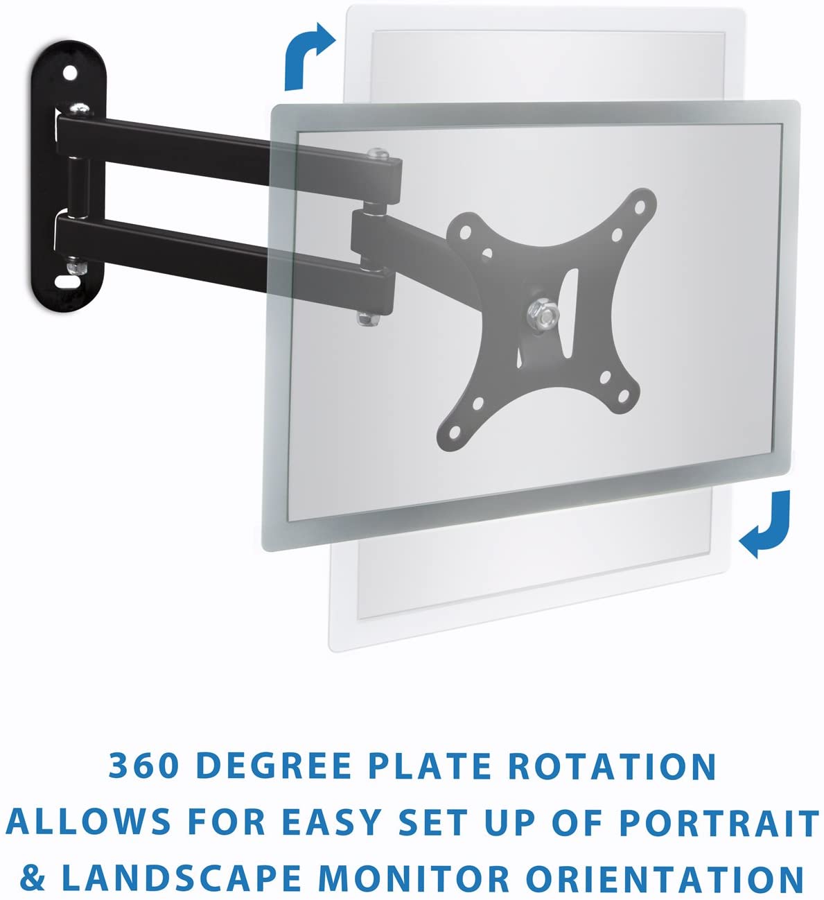 Monitor wall mount bracket
