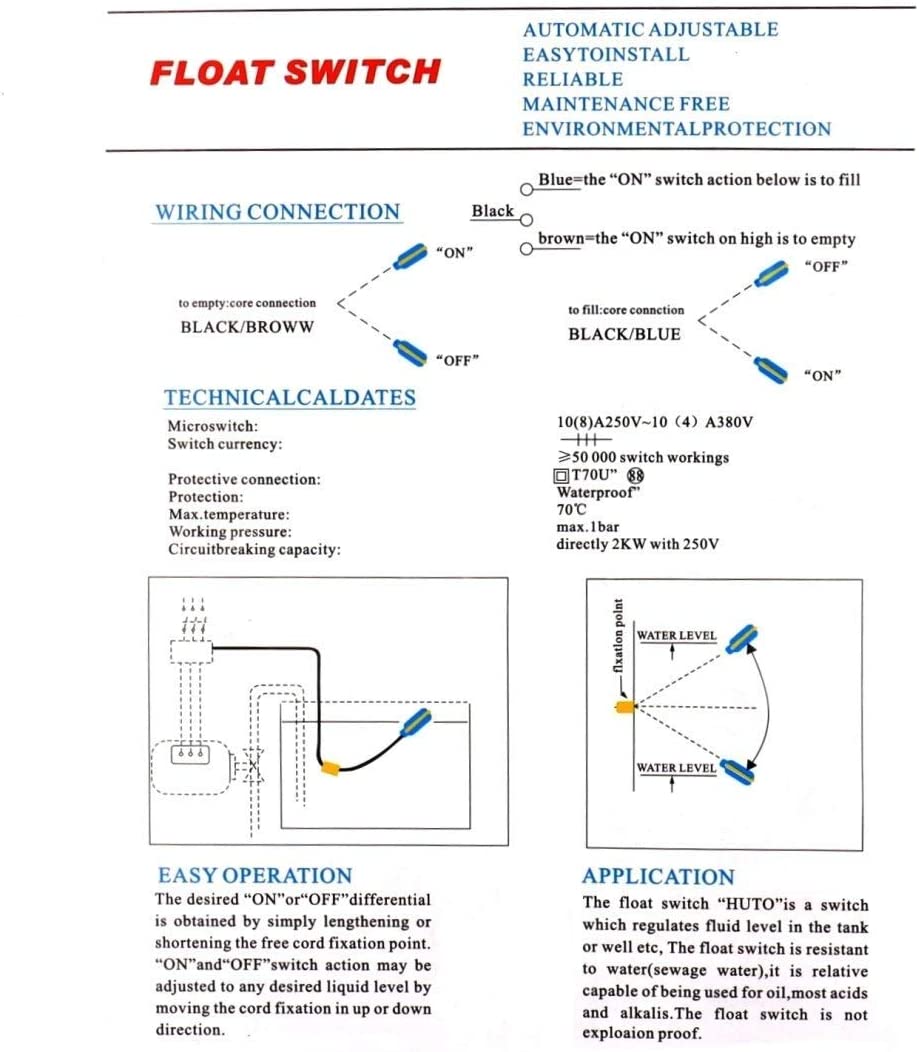 Water level pump control
