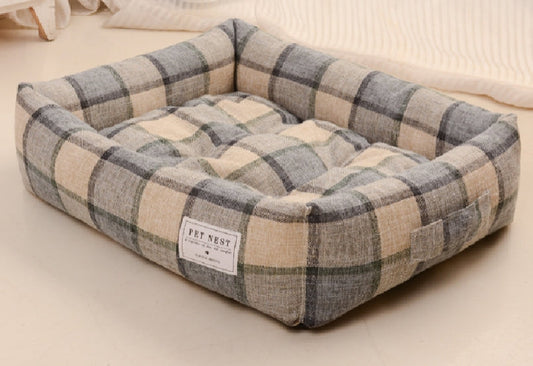 Warming Kennel Cat Dog Bed Washable Removable Cushion Two Side Design