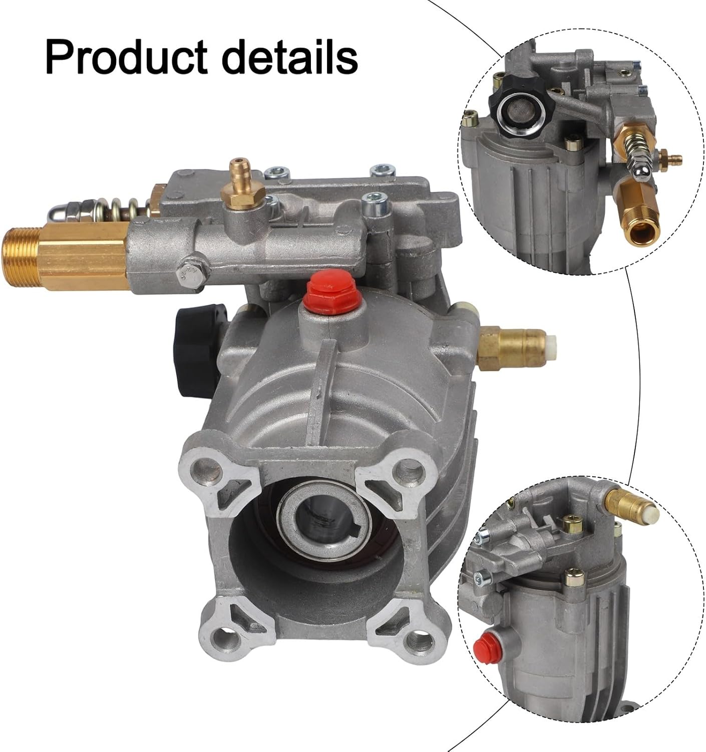 Water Blaster Pump Unit 19.05mm 3/4" Shaft 3000 PSI High Pressure Pump