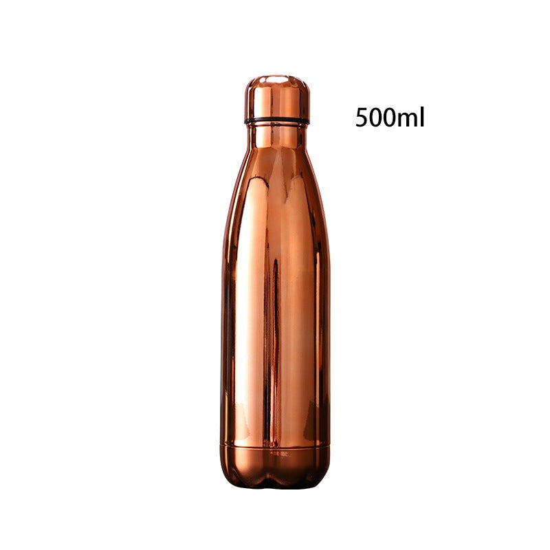 Stainless Steel Insulated Drink Bottles Plating Water bottles 500ml