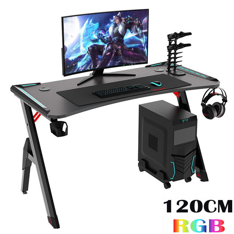 ERGONOMIC Gaming Desk Gaming Table Computer Desk 120CM