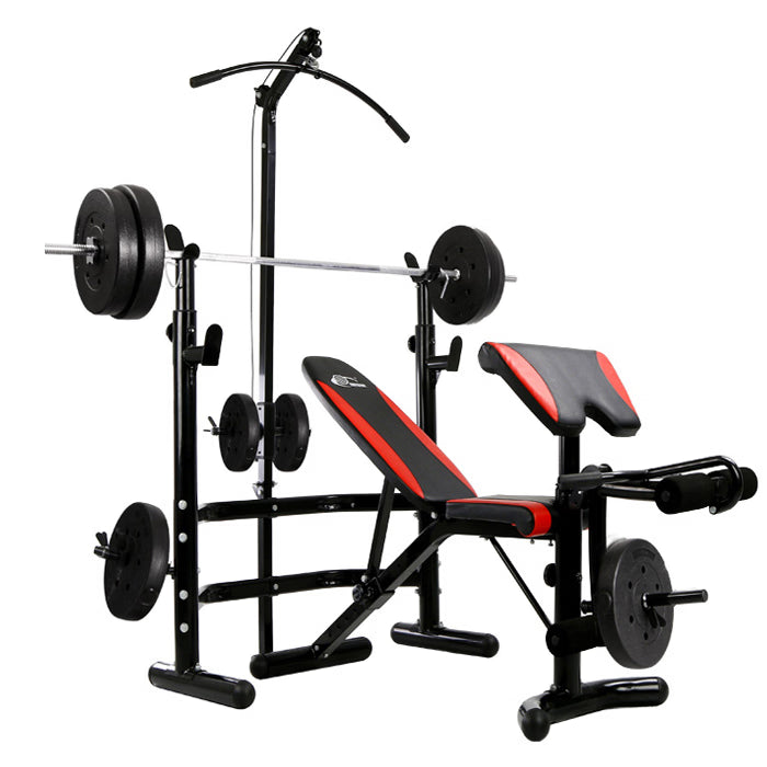Weight Bench All in One Workout Station Bench Home Gym Station