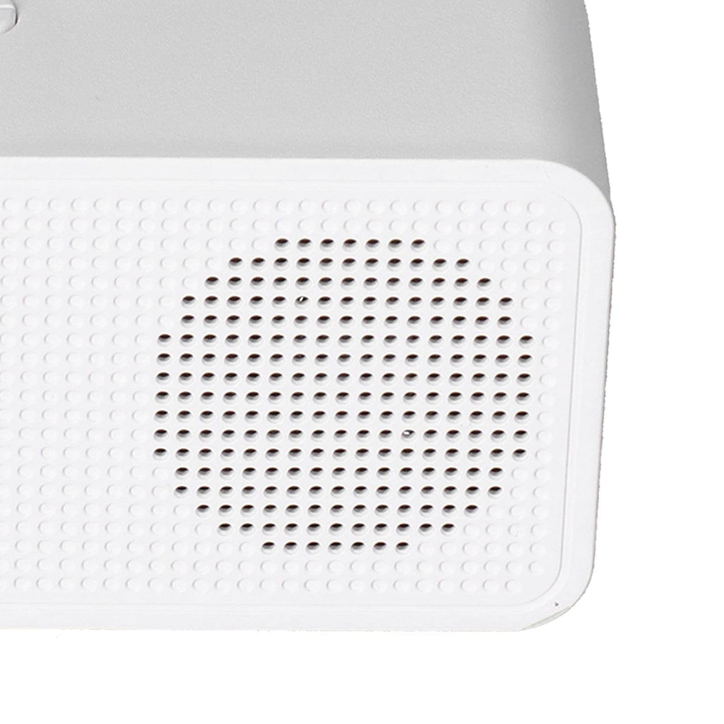 Digital Smart Alarm Clock With Bluetooth Speaker (White)