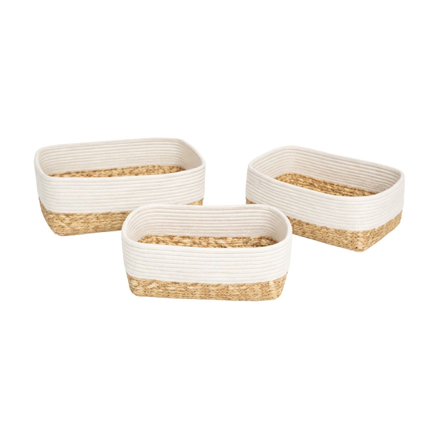 Frankly Cotton Woven Storage Baskets Natural