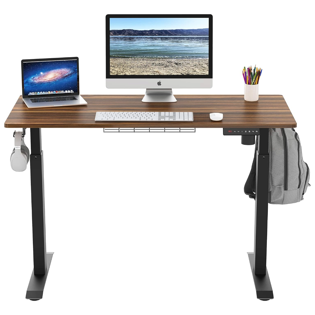 Height Adjustable Computer Desk Table 120CM