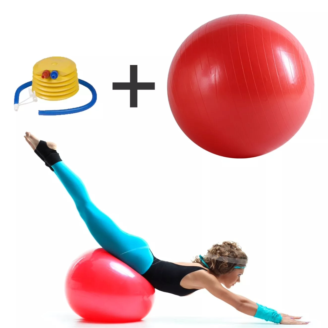 Yoga Balance Ball Gym Fitness Shaping Sitting Ball 75cm (Red)