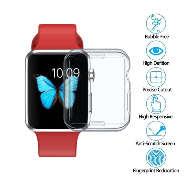 Protective Case for Apple Watch Series 7 (41mm) (Clear)