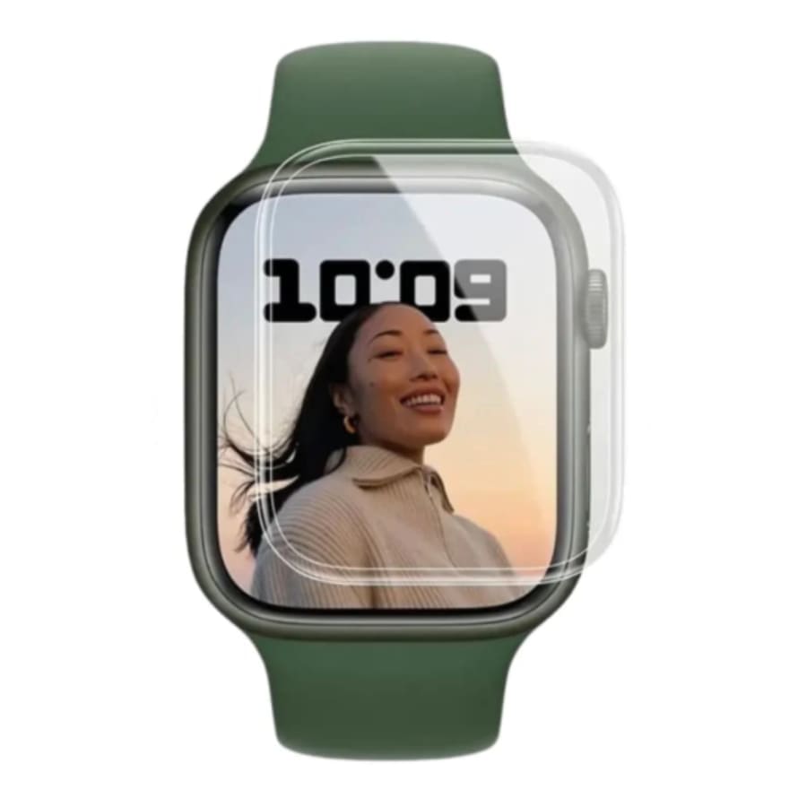 Hydrogel Screen Protectors for Apple Watch Series 7 (45mm) (Pack of 6)