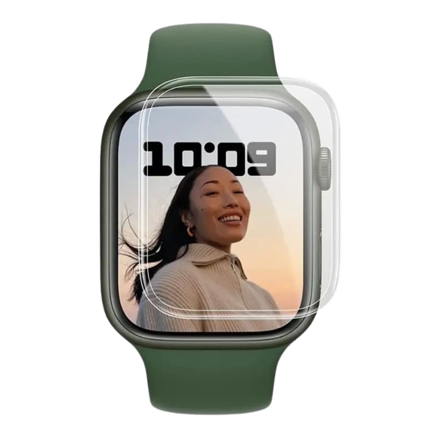 Hydrogel Screen Protector for Apple Watch Series 8 (41mm) (Clear) (Pack of 6)
