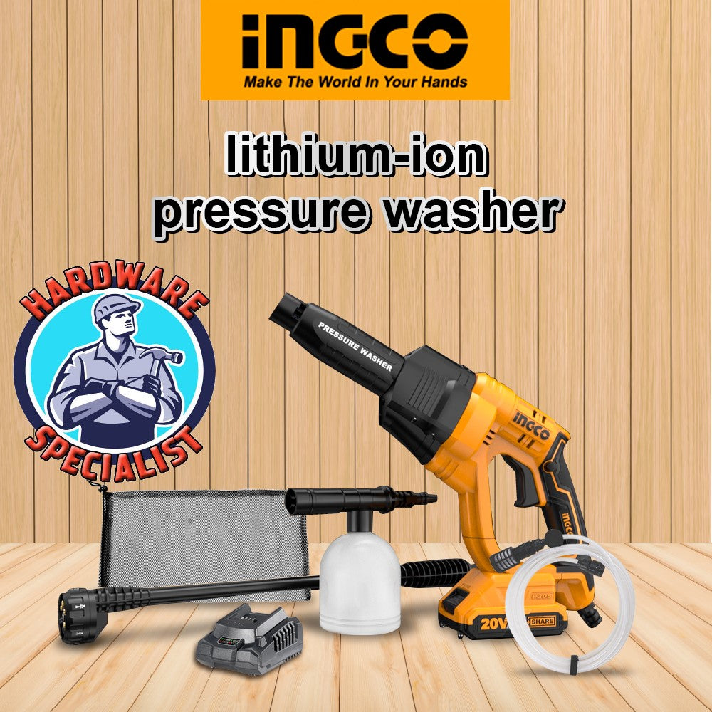 Cordless pressure washer