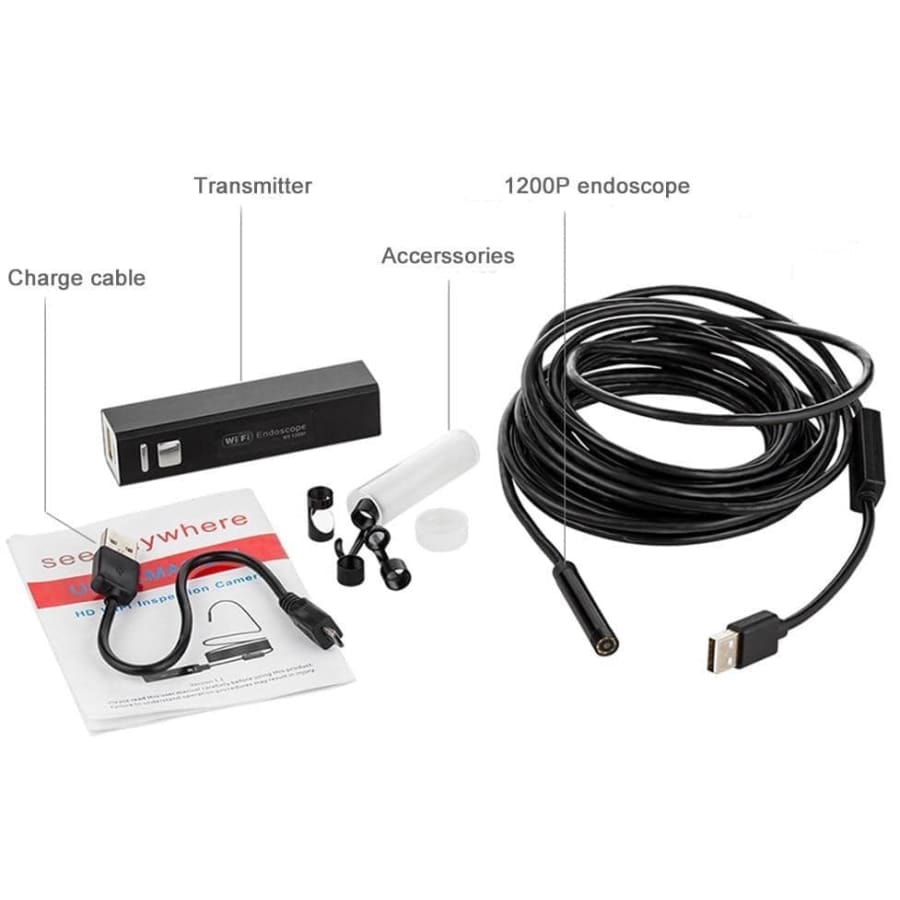 Borescope / Endoscope Camera - iPhone & Android