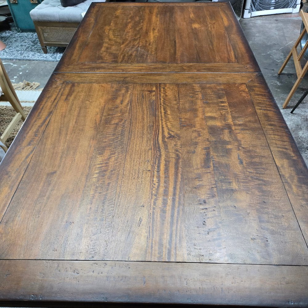 Bosquet Pedestal Double Extension Dining Table at online8 furniture store Auckland