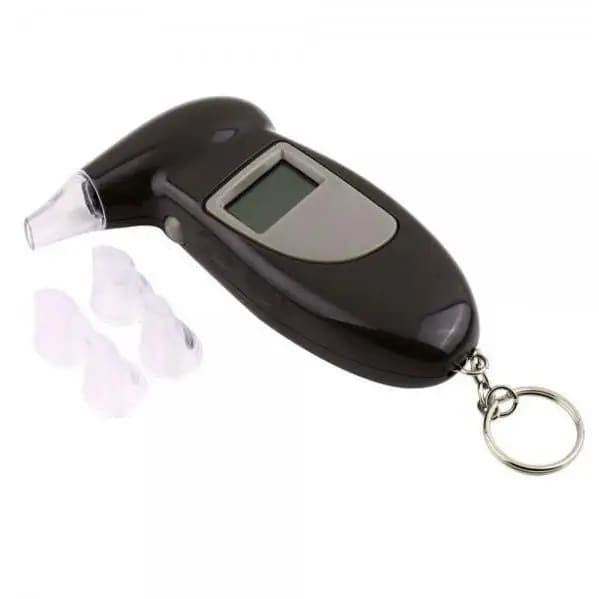 Breathalyzer - Breath Alcohol Tester With 5 Extra Breathalyser Mouth Pieces