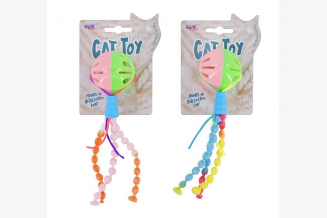 Cat ball bell toy 2 assorted at online8 furniture store Auckland