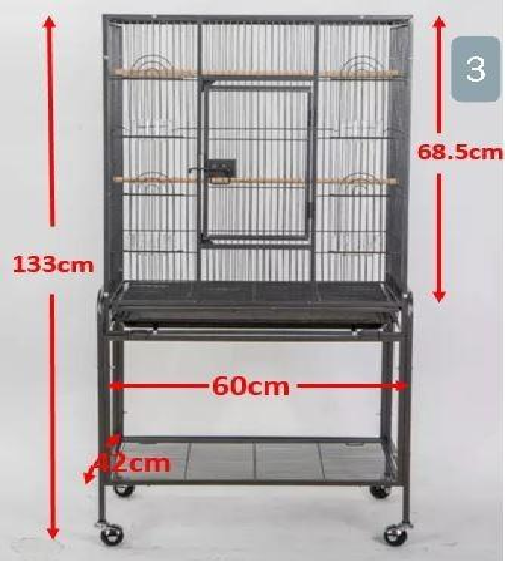 Bird Cage Parrot Aviary Perch Carrier