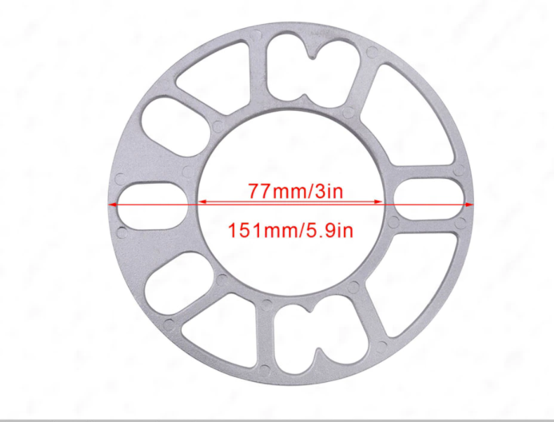 Wheel Spacers 10mm HUB CENTRIC SLIP ON SPACERS