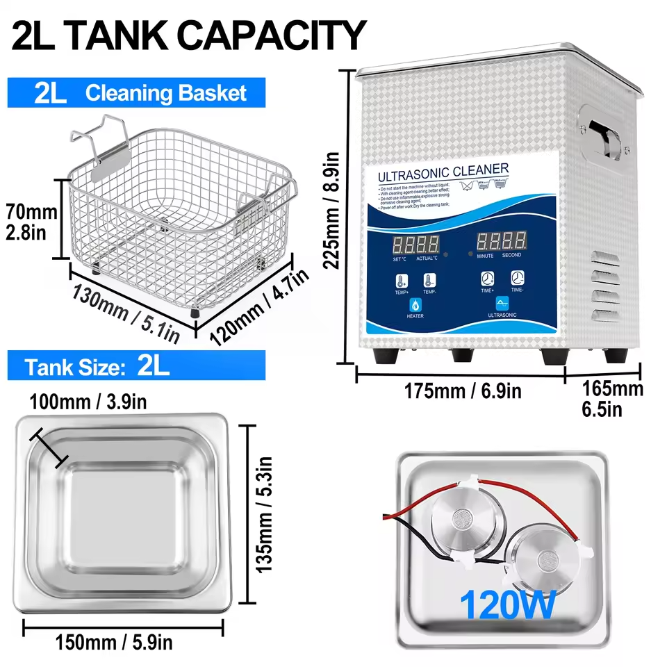 Ultrasonic Cleaner 2L