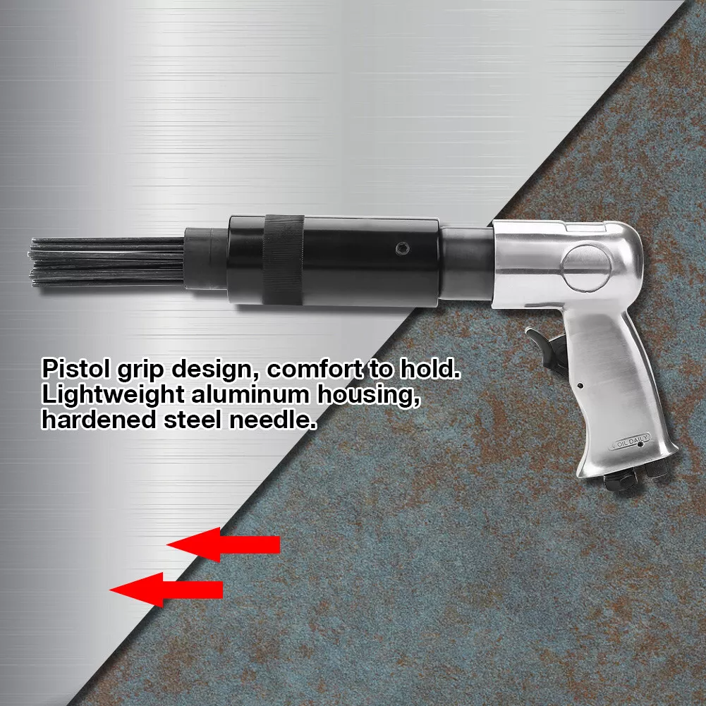 Needle Scaler Pneumatic Air Gun Pistol Air Tool Rust Remover