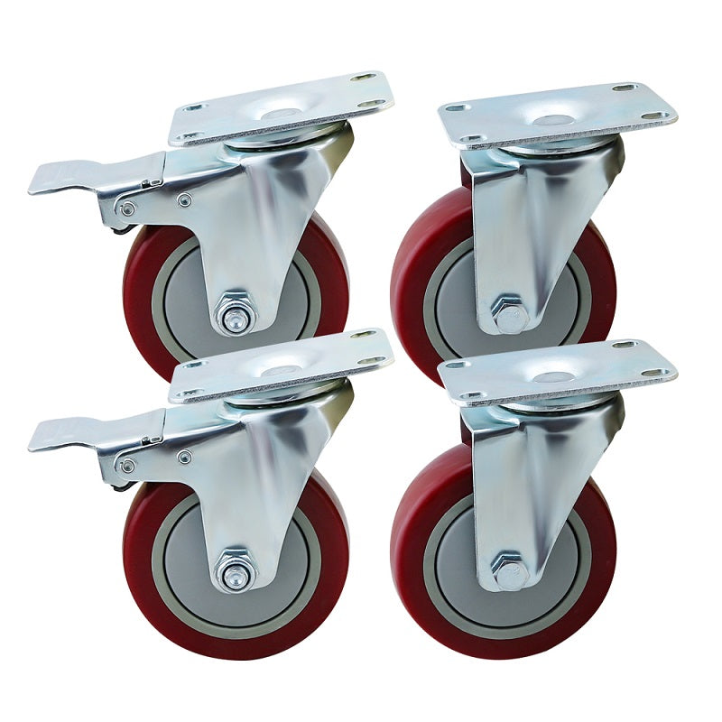 Caster Wheels Trolley Wheels Kit