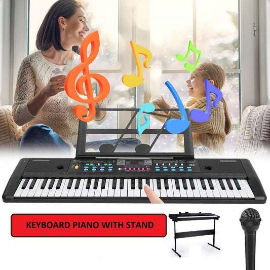 Electronic Keyboard Piano and Piano Stand