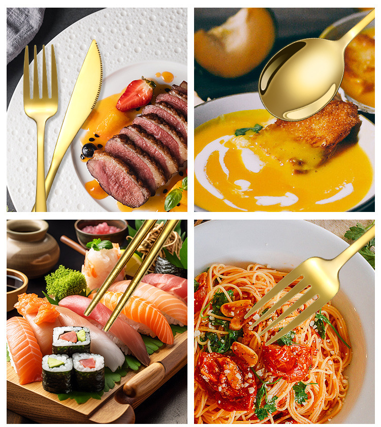 Korean Style Stainless Steel Outdoor Cutlery Set with Storage Box or Bag