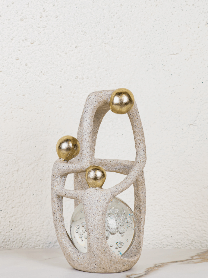 Family Circle With Crystal Ball Decoration - 31.5 Cm at online8 furniture store Auckland