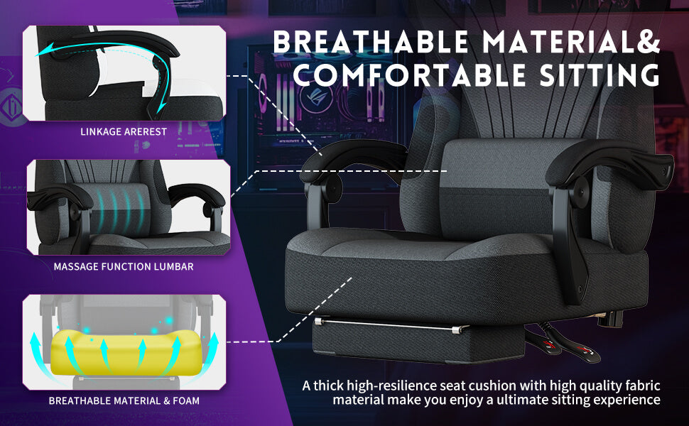Gaming Chair Ergonomic Video Game Chair