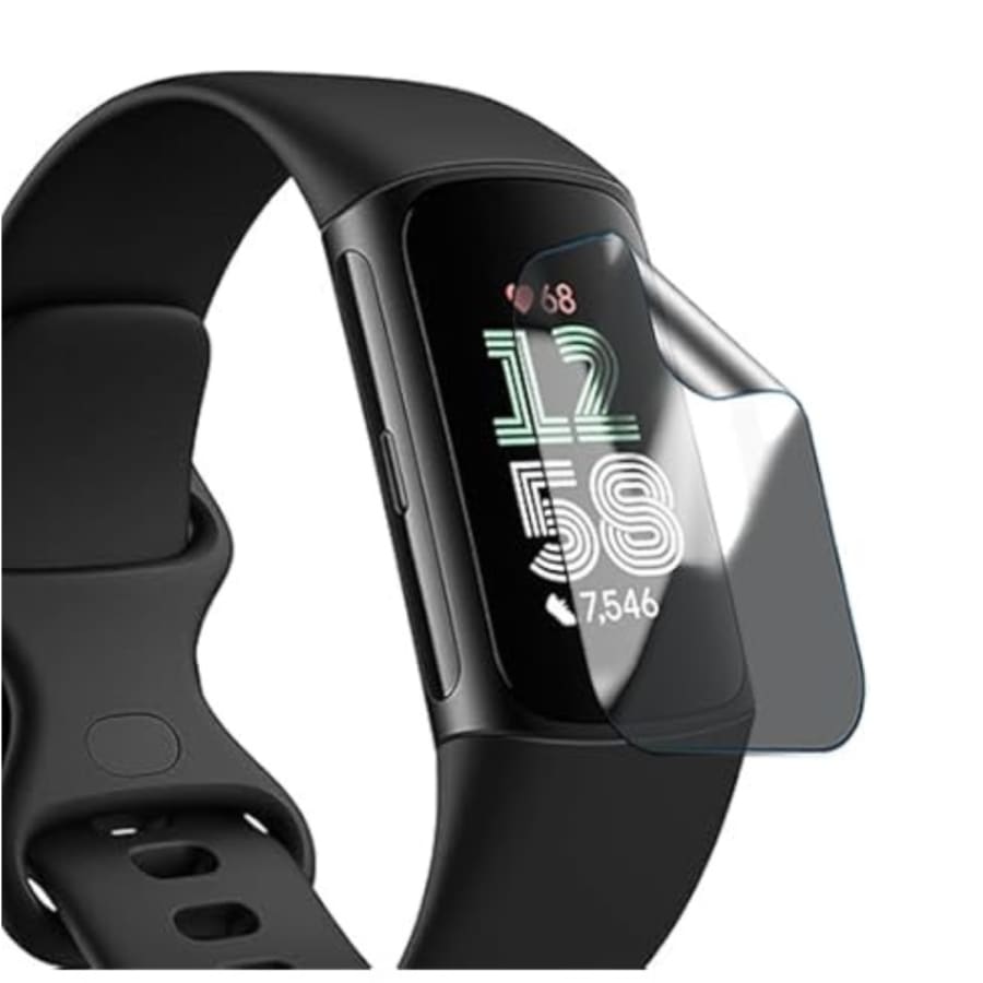 Hydrogel Screen Protectors for Fitbit Charge 6 (Pack of 2)