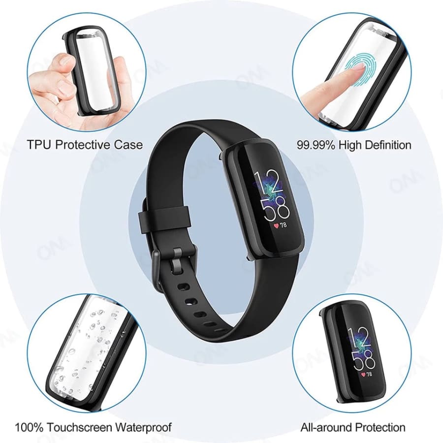 Protective Case for Fitbit Luxe (Black)