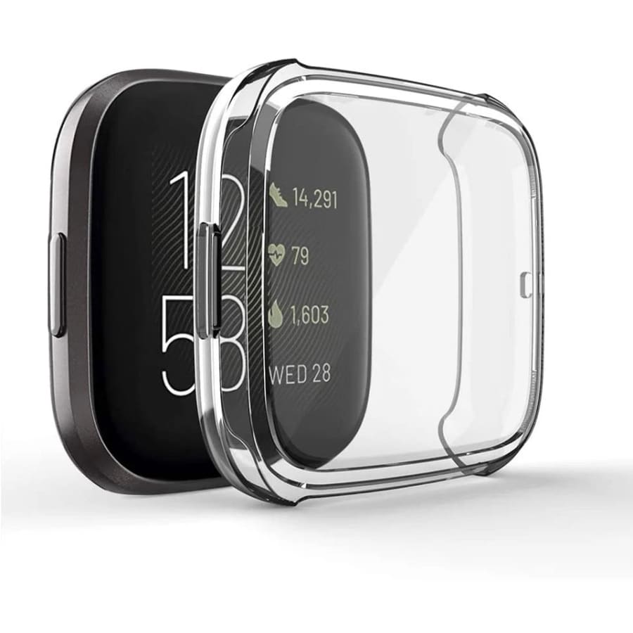 Protective Case for Fitbit Versa 3 (Clear)