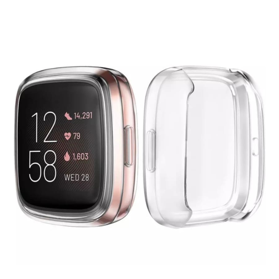 Protective Case for Fitbit Versa 4 (Clear)