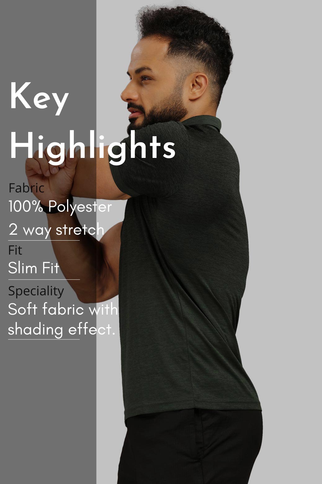 Raw Polo Slim Fit T-shirt Olive