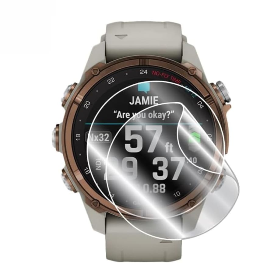 Hydrogel Screen Protectors for Garmin Descent Mk3i (43mm) (Pack of 6)