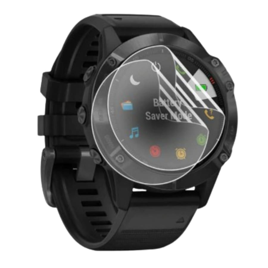 Hydrogel Screen Protectors for Garmin Fenix 6S/6S Pro Series (Pack of 6)