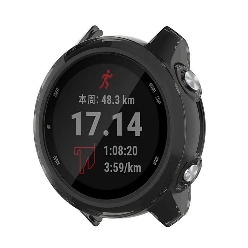 Garmin Forerunner 245 Series - Protective Case (Black Smoke)