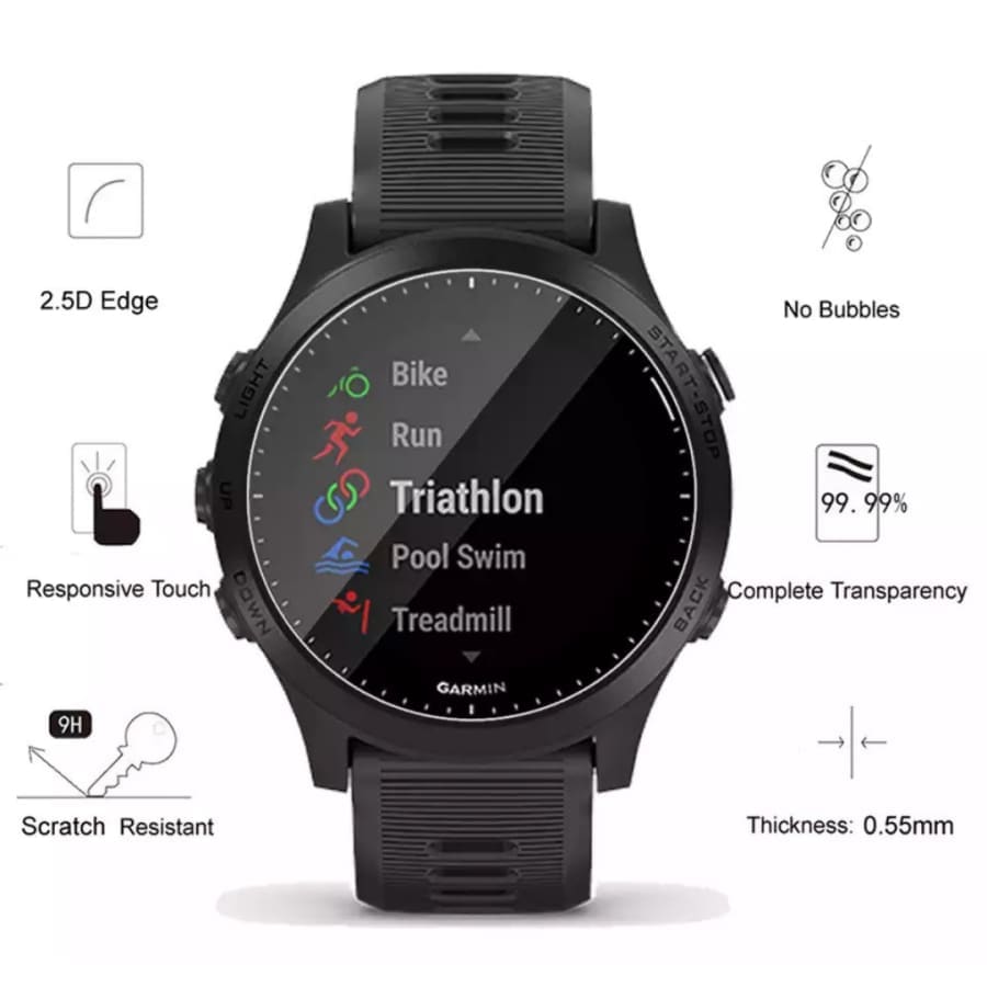 Screen Protectors for Garmin Forerunner 45 (39mm) (Pack of 2)