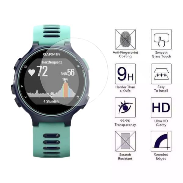 Screen Protectors for Garmin Forerunner 735 / 735XT (Pack of 2)