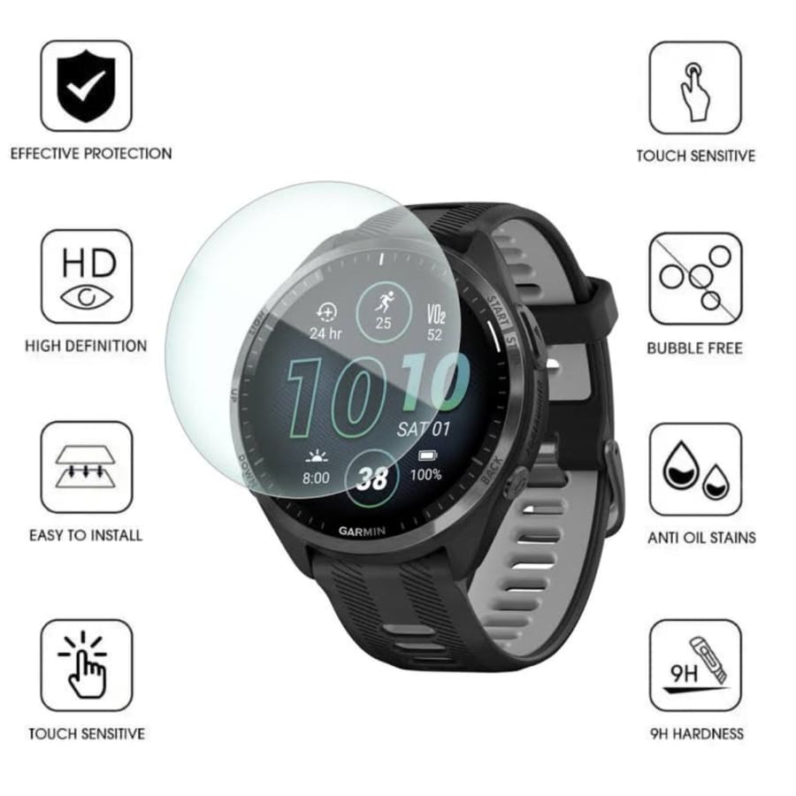 Screen Protectors for Garmin Forerunner 965 (Set of 2)