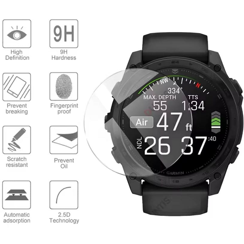 Screen Protector for Garmin Tactix 8 (51mm) (Pack of 2)