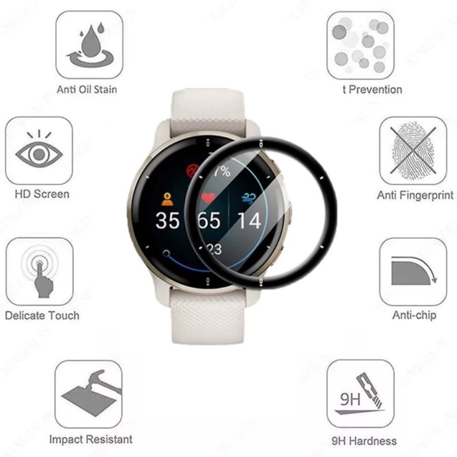 Screen Protectors for Garmin Venu 2 Plus (Pack of 2)