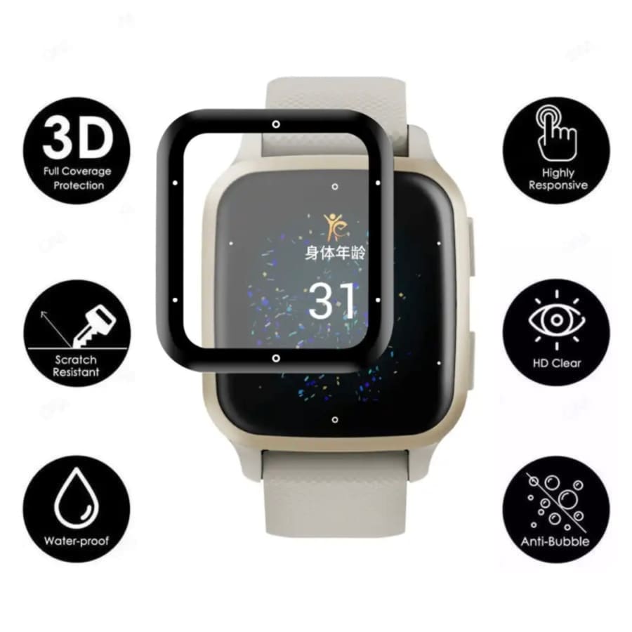 Screen Protectors for Garmin Venu Sq 2 Series (Pack of 2)