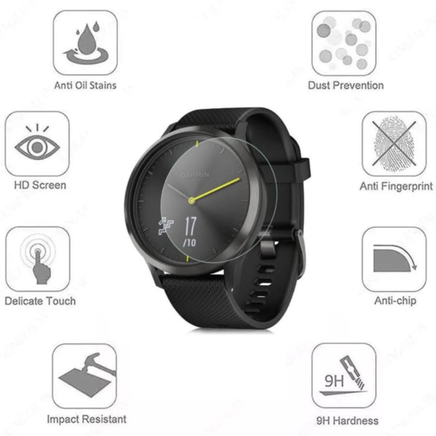 Screen Protectors for Garmin Vivomove HR (Pack of 2)
