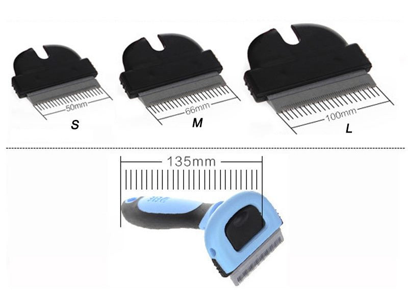 Pet Grooming Brush Size L, Pink