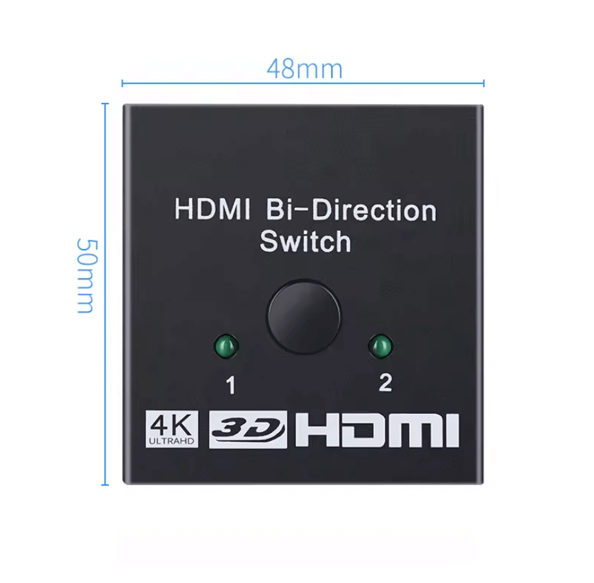 HDMI Bi-Directional Switcher 4K 2 into 1 switch or 1 into 2 splitter