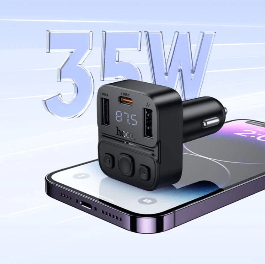 Hoco E87 Dual Port 35W Car Bluetooth FM Transmitter NZ