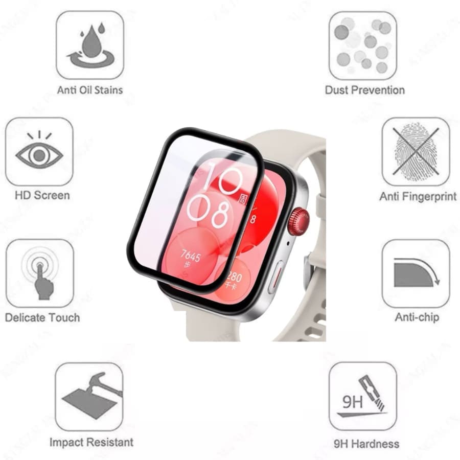Screen Protector for Huawei Watch Fit 3 (Pack of 2)