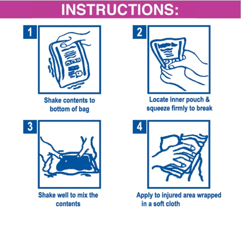 10 packs Instant Ice Cold Pack Disposable Cold Therapy Ice Packs for Pain Relief